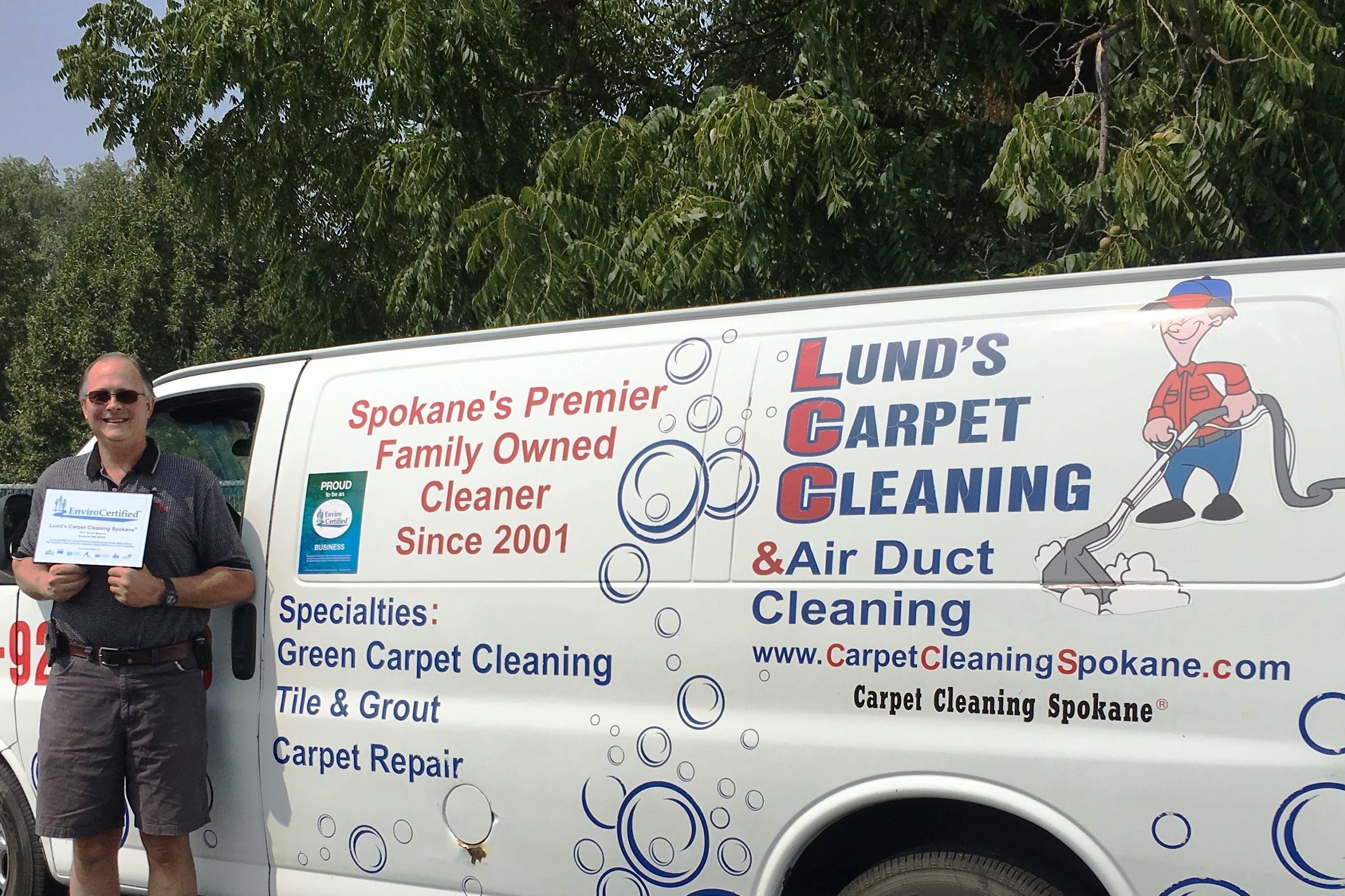 Lund’s Carpet Cleaning Spokane ® EnviroCertified